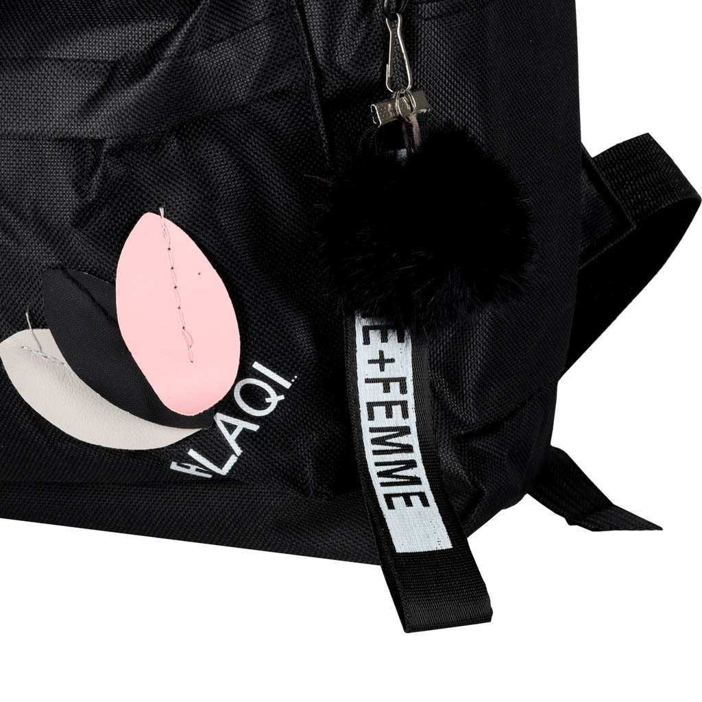 Youth Single Compartment School Backpack Black