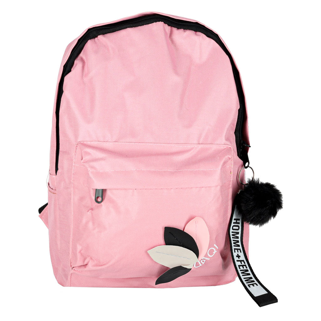 Youth Single Compartment School Backpack Pink