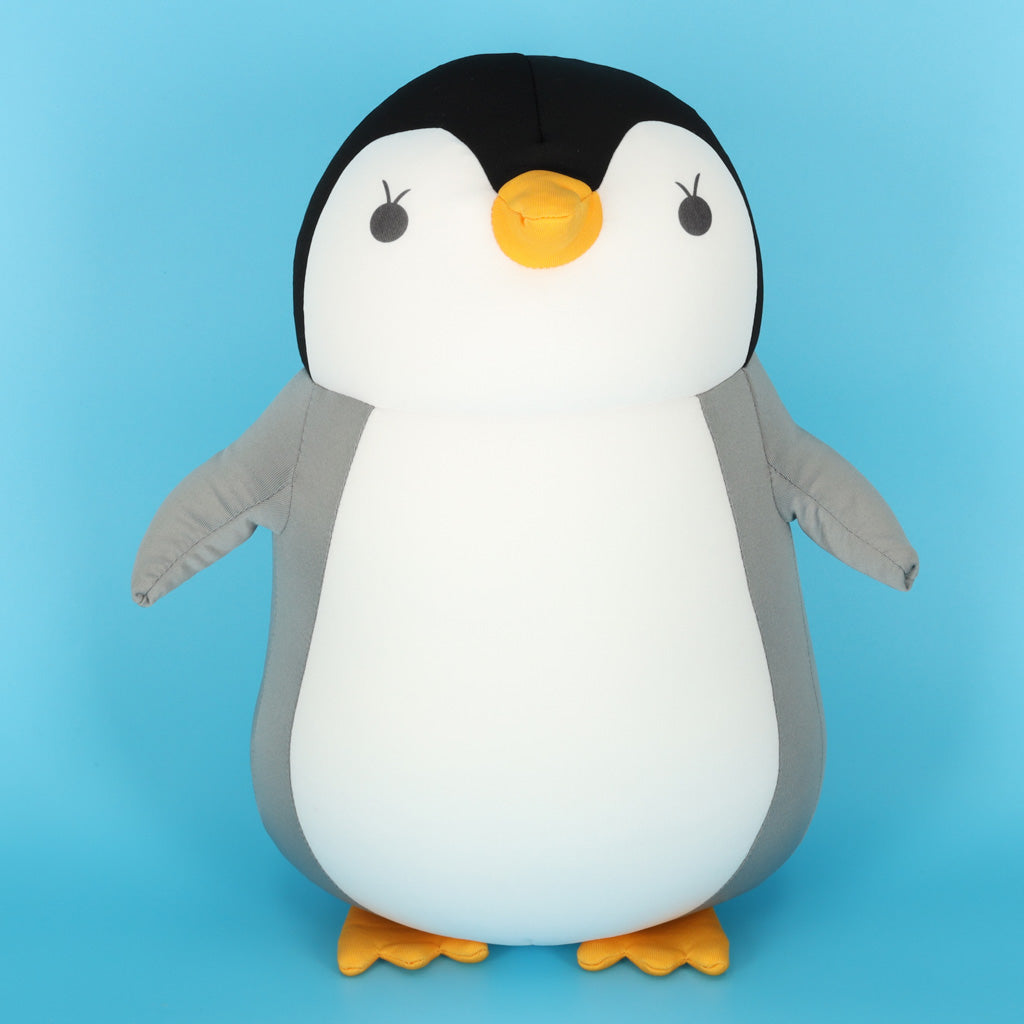 Travel Pillow 2-in-1 Neck Croissant For Car Airplane Penguin Mascot