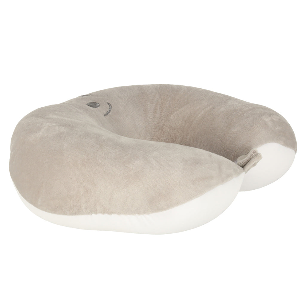 Travel Pillow 2-in-1 Neck Croissant For Airplane Car Mascot Teddy Bear