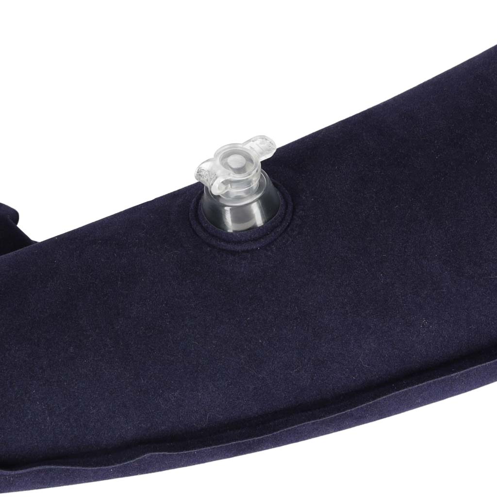 Shoulder Inflatable Side Travel Pillow With Clip-on Attachment