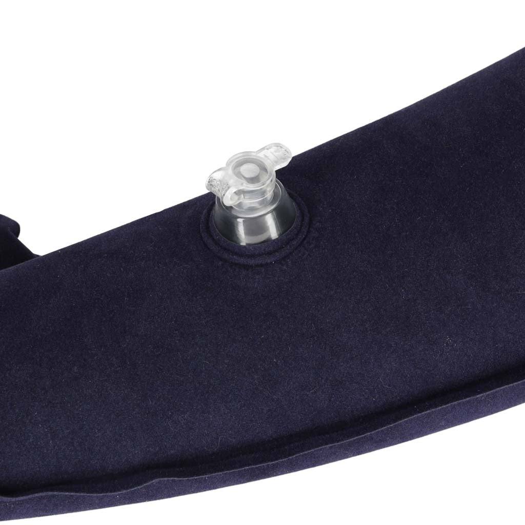 Shoulder Inflatable Side Travel Pillow With Clip-on Attachment