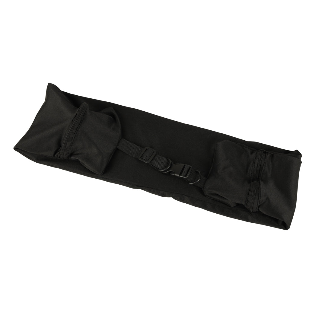 Travel Cushion Travel Corneal Headrest Neck Rest Storage Compartment For Filling Black