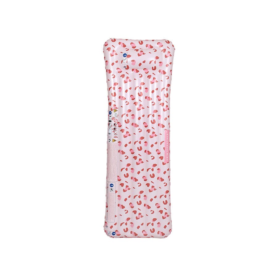 Swim Essentials Pool Float - Old Pink - Leopard - 177 Cm