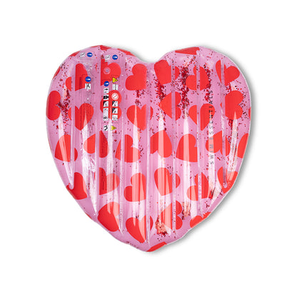 Swim Essentials Pool Float - Pink Heart - Mini Hearts - 150 Cm