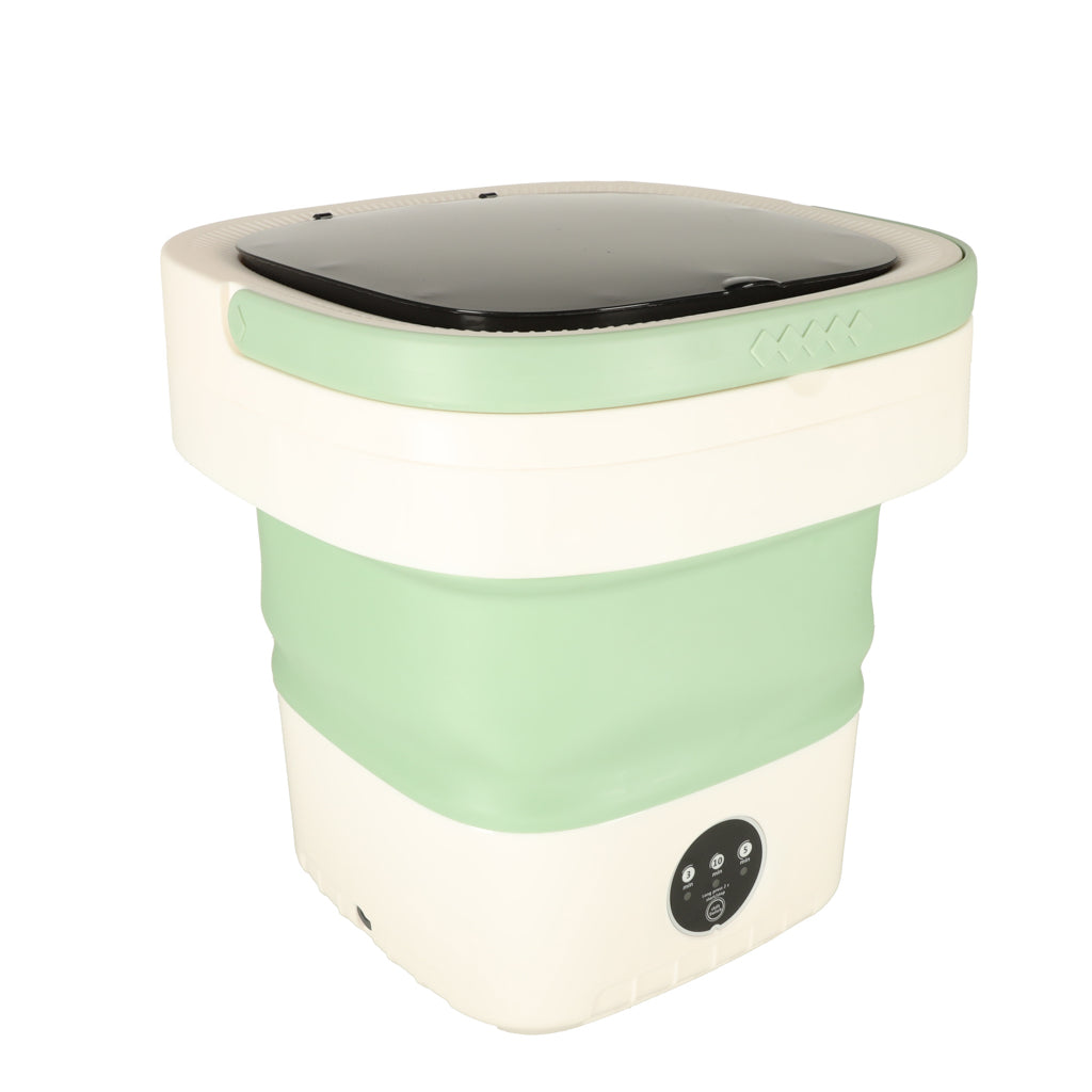 Mini lave-linge portable pliable 12l vert