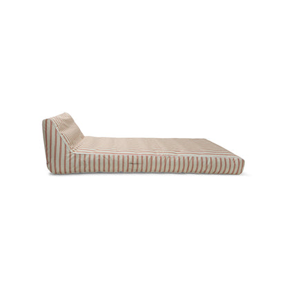 Swim Essentials Premium Pool Float - Rood/beige - Saint Tropez