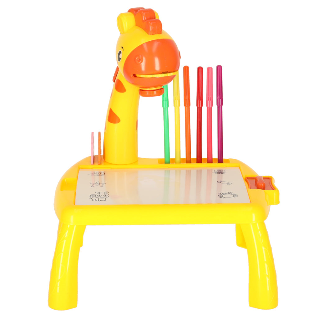 Projector Projector Drawing Table Giraffe Yellow