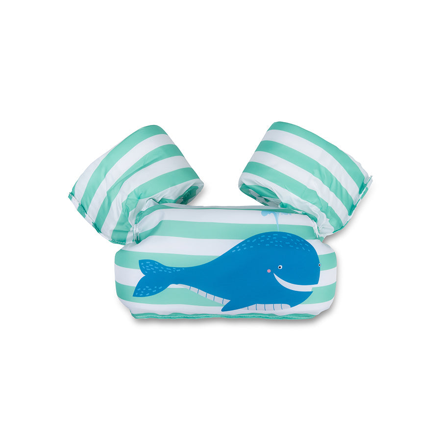 Swim Essentials Puddle Jumper - Verde/azul - Whaley - 2/6 Anos