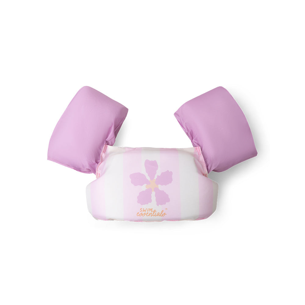 Swim Essentials Puddle Jumper - Pink - Flower Market - 2/6 Years