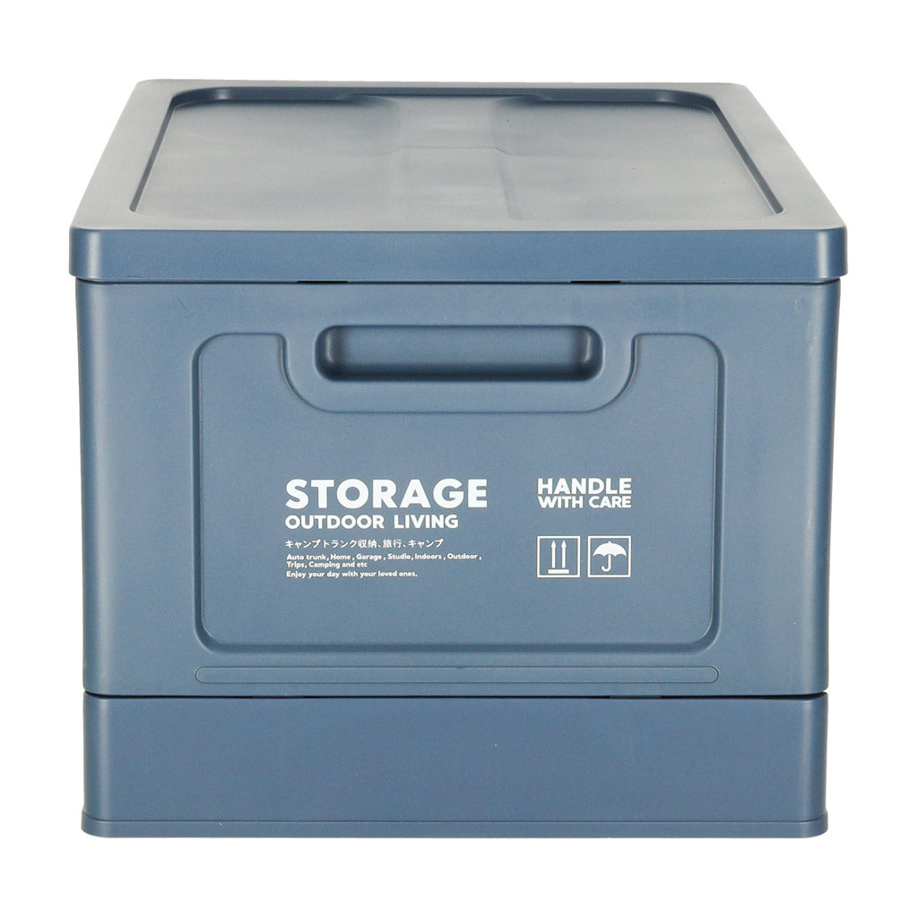Camping Box Trunk Organizer Navy Blue