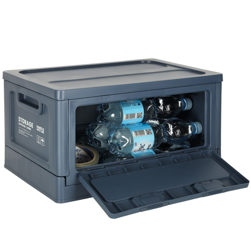 Camping Box Trunk Organizer Navy Blue