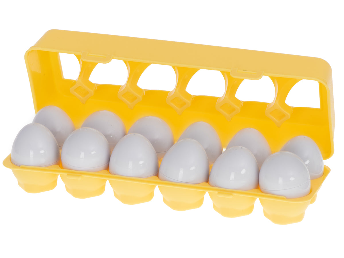 Educational Puzzle Sorter Match Egg Shapes 12pcs