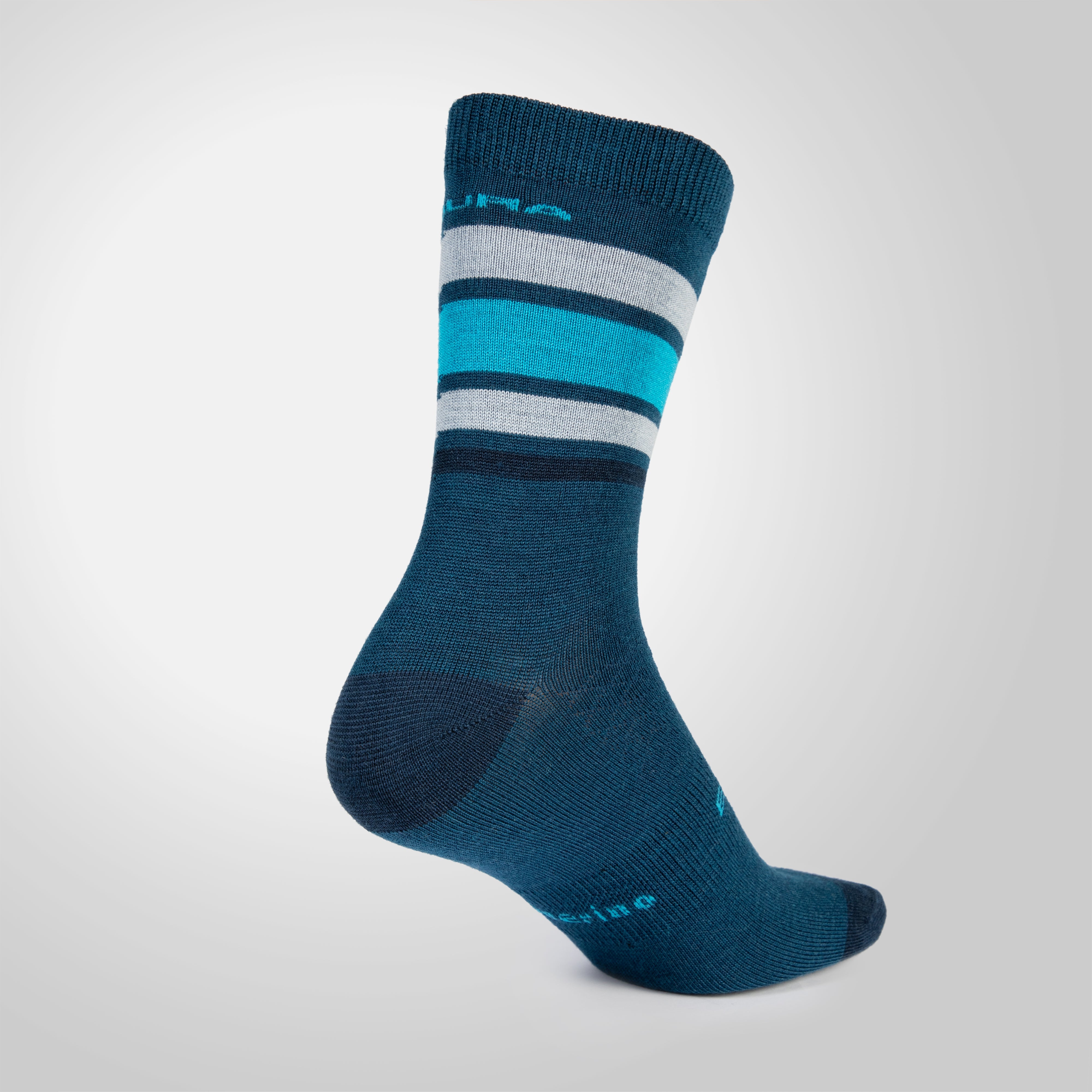 Endura Baabaa Merino Stripe Sock Blueberry