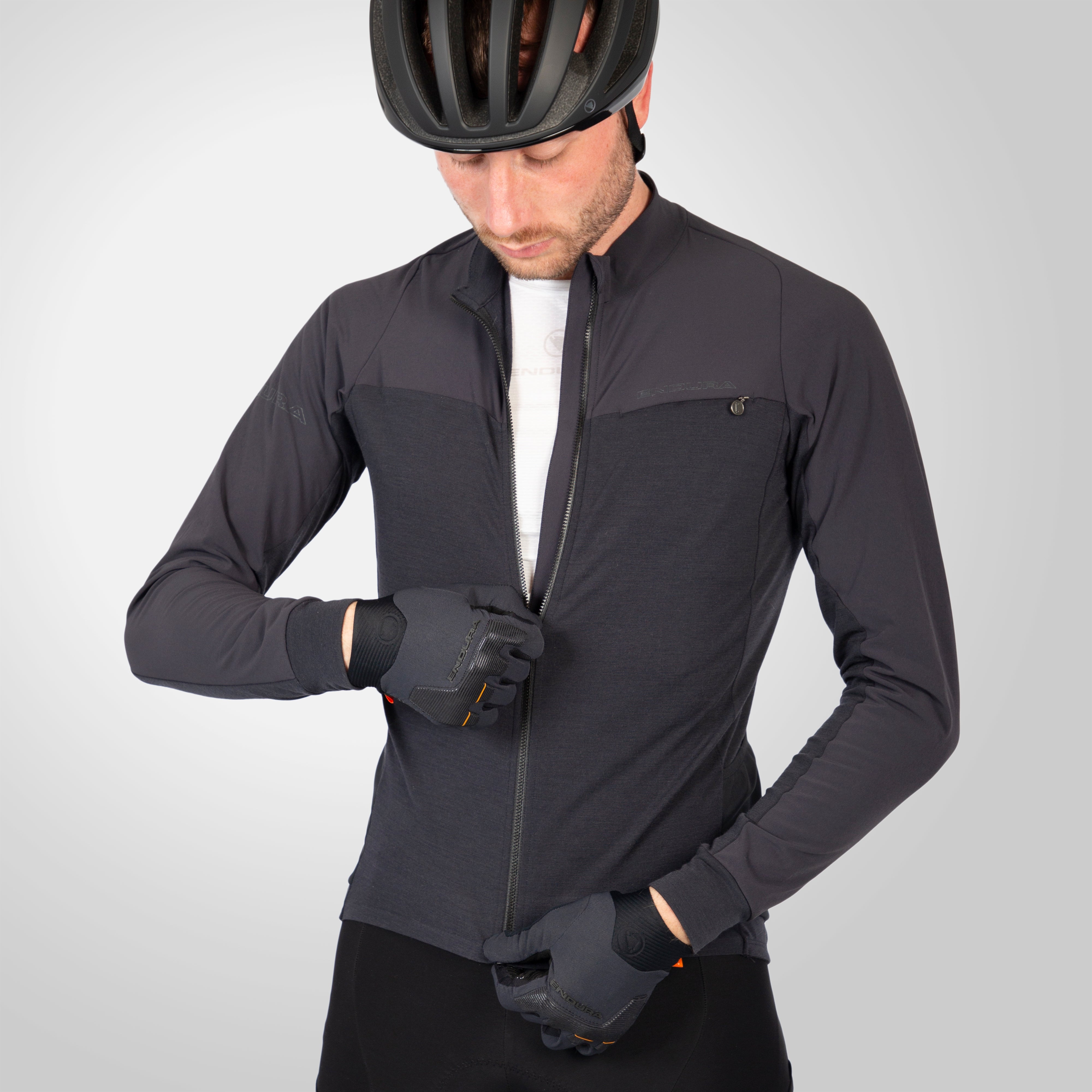 Endura Gv500 L/s Jersey Black