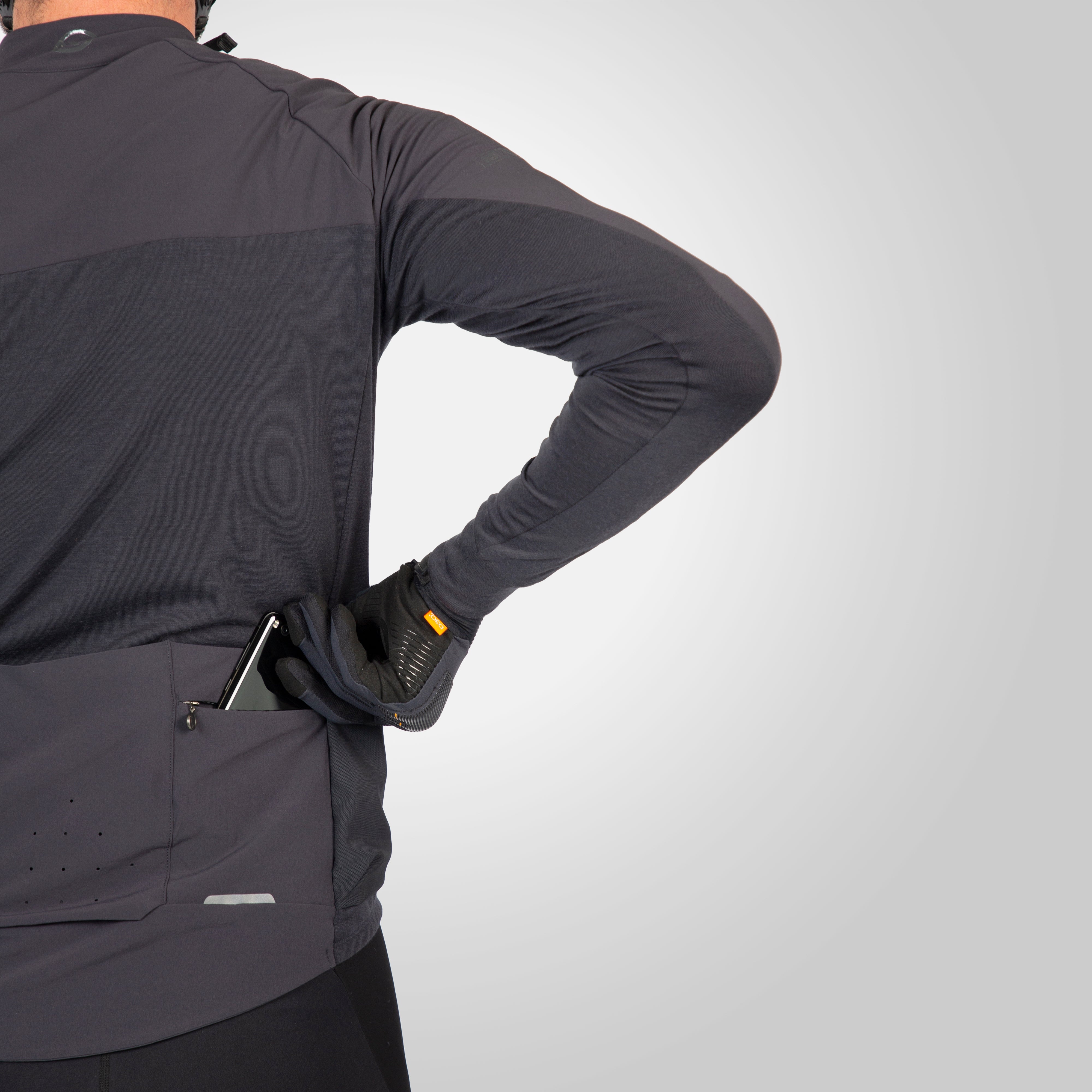 Endura Gv500 L/s Jersey Black