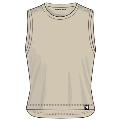 Canotta Endura Loop Tech da donna MARRONE