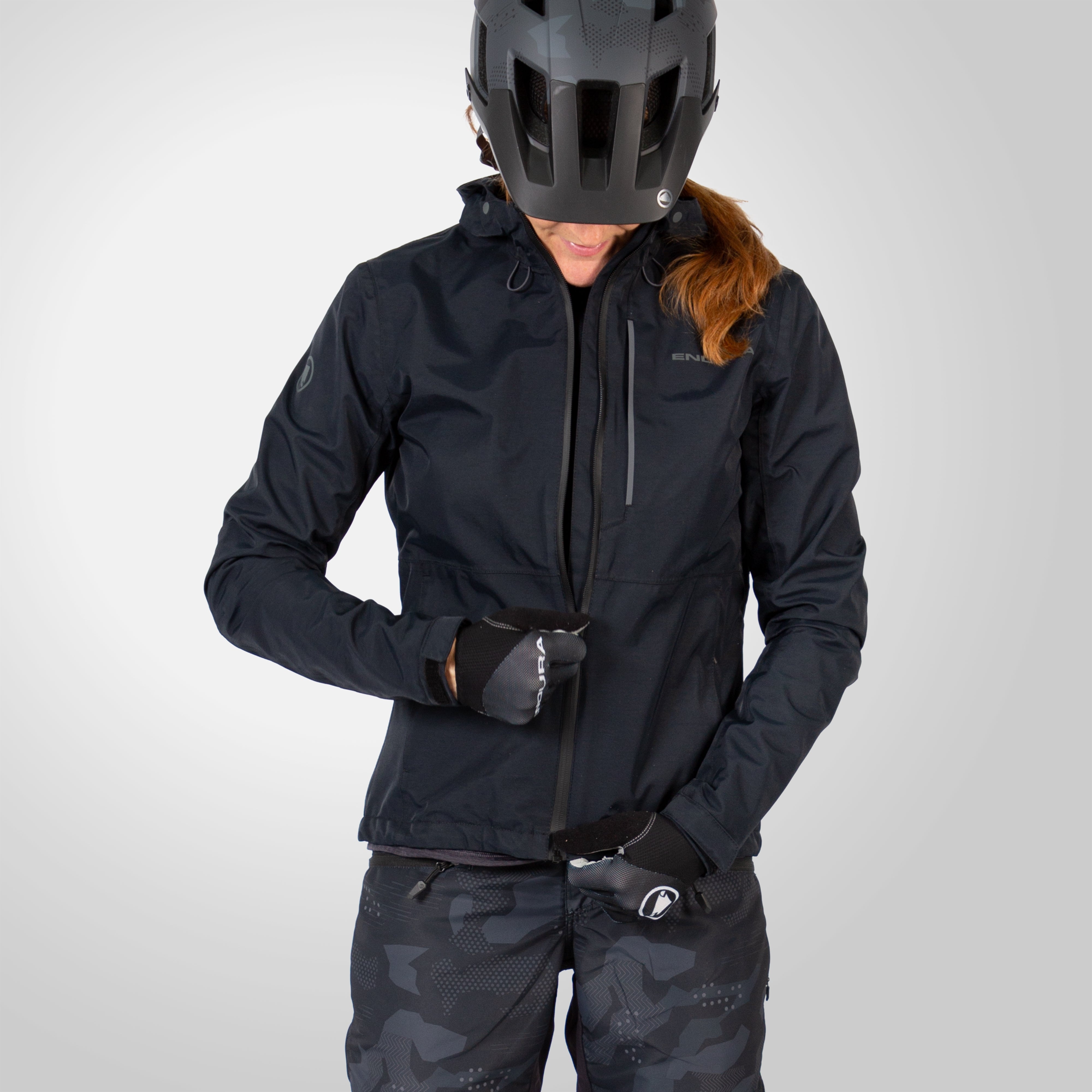 Endura Women's Hummvee Waterproof Hooded Jacket Black