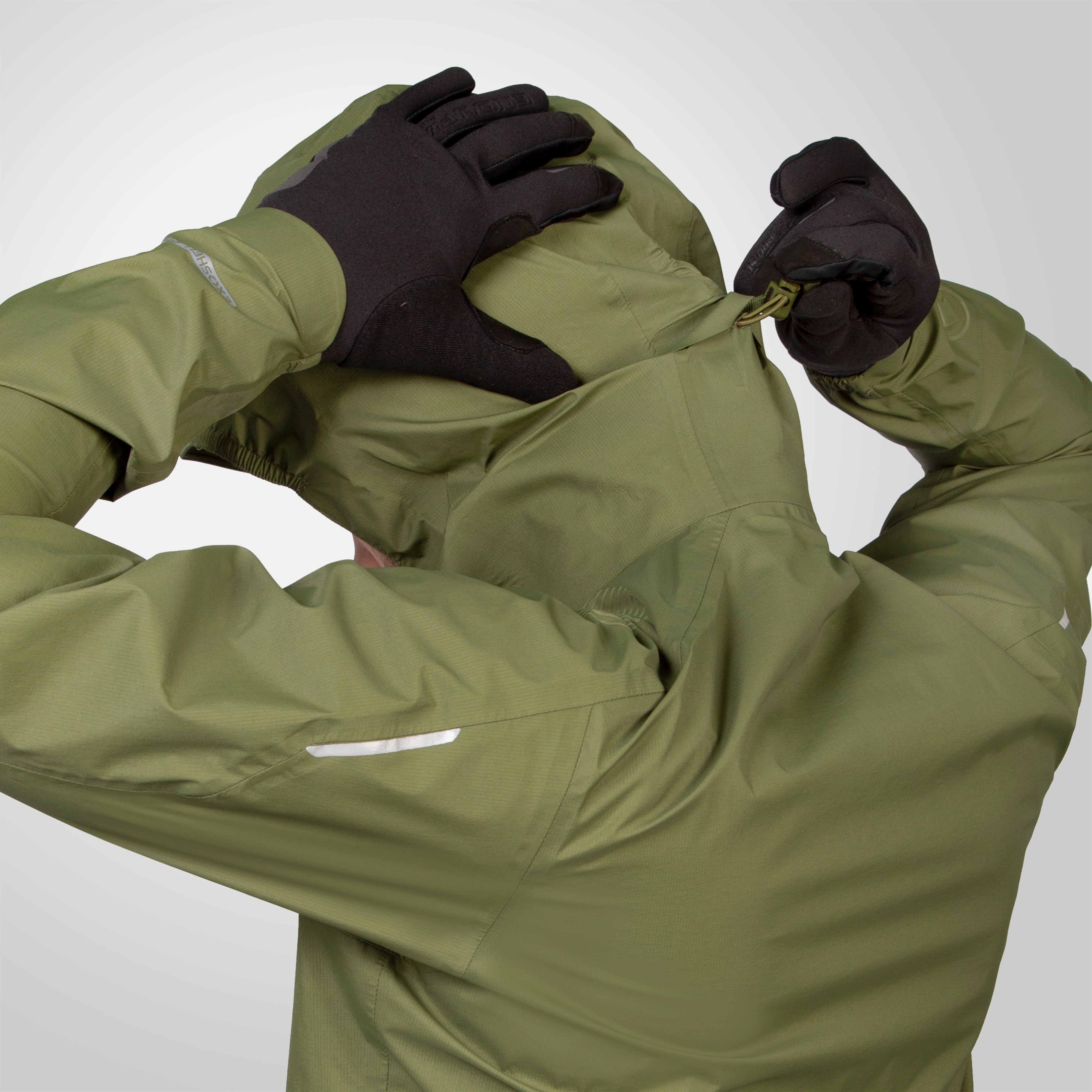 Endura Gv500 Waterproof Jacket Olive Green