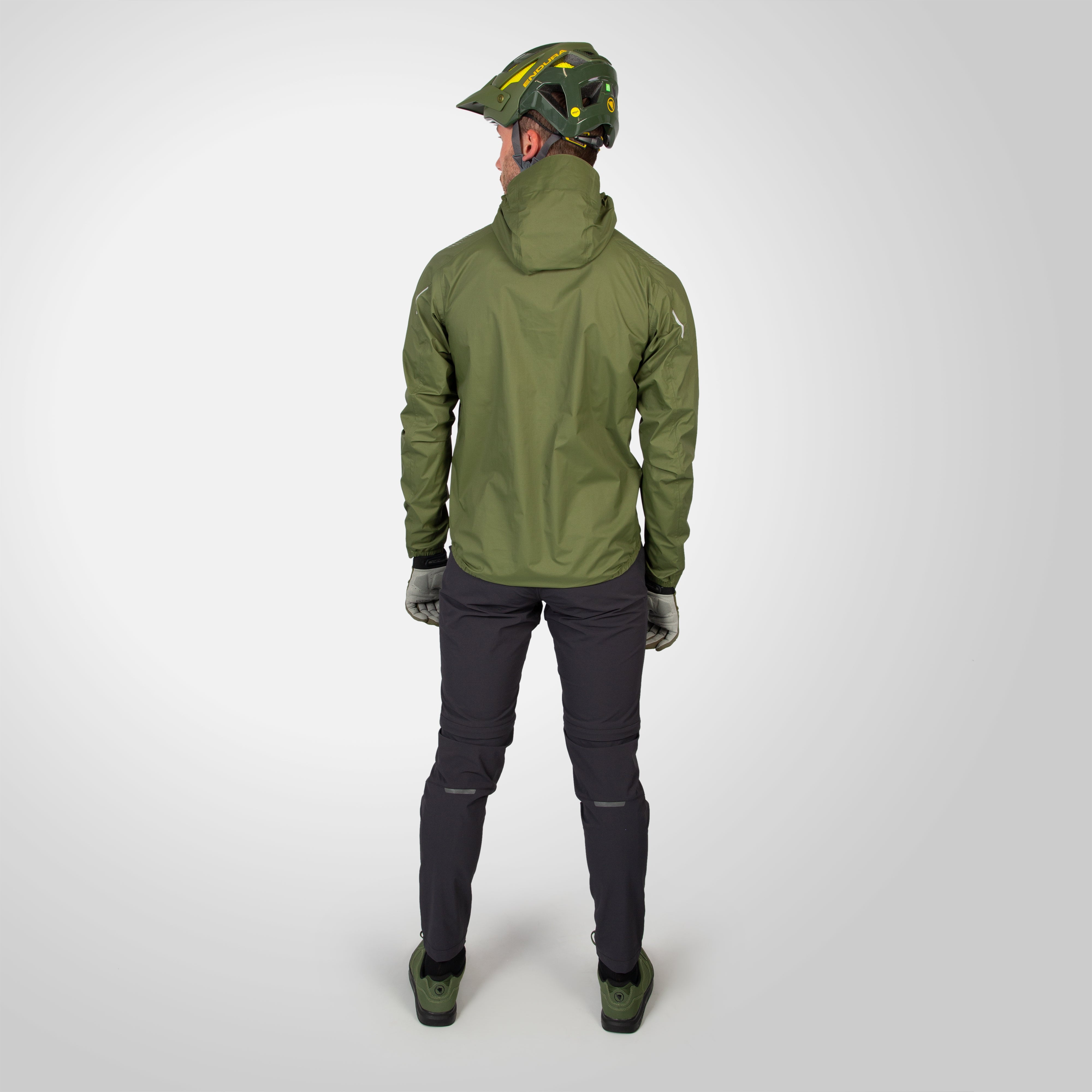 Endura Gv500 Waterproof Jacket Olive Green