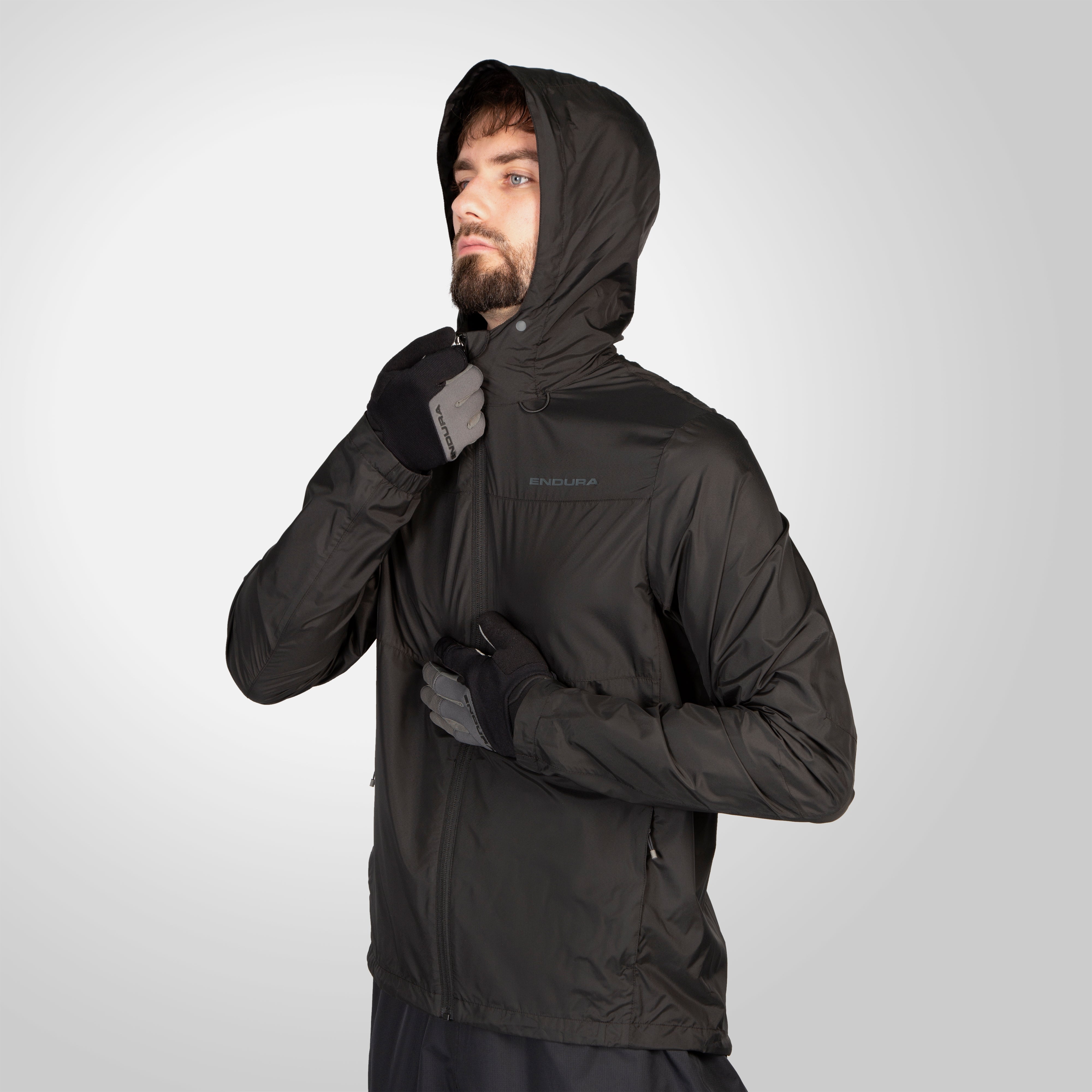 Endura Hummvee Windproof Shell Jacket Black