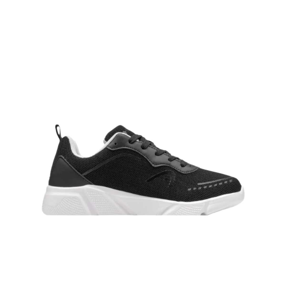 Sneakers ceann Iúpatar dubh