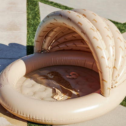 Swim Essentials Kids Pool - Beige - Roamer - Ø 100 Cm With Canopy
