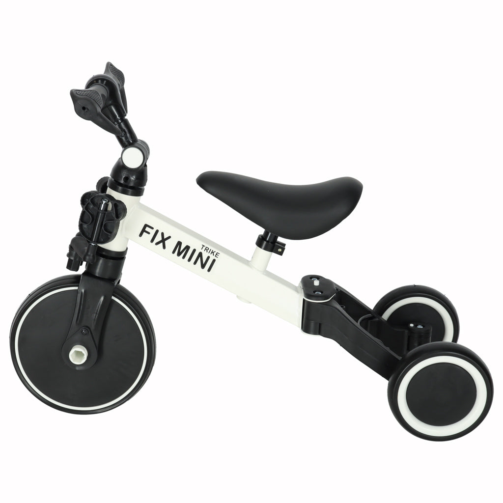 Trike Fix Mini Cross-country trehjulet cykel 3-i-1 med pedaler Hvid