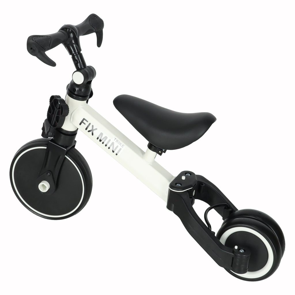 Trike Fix Mini Cross-country trehjulet cykel 3-i-1 med pedaler Hvid