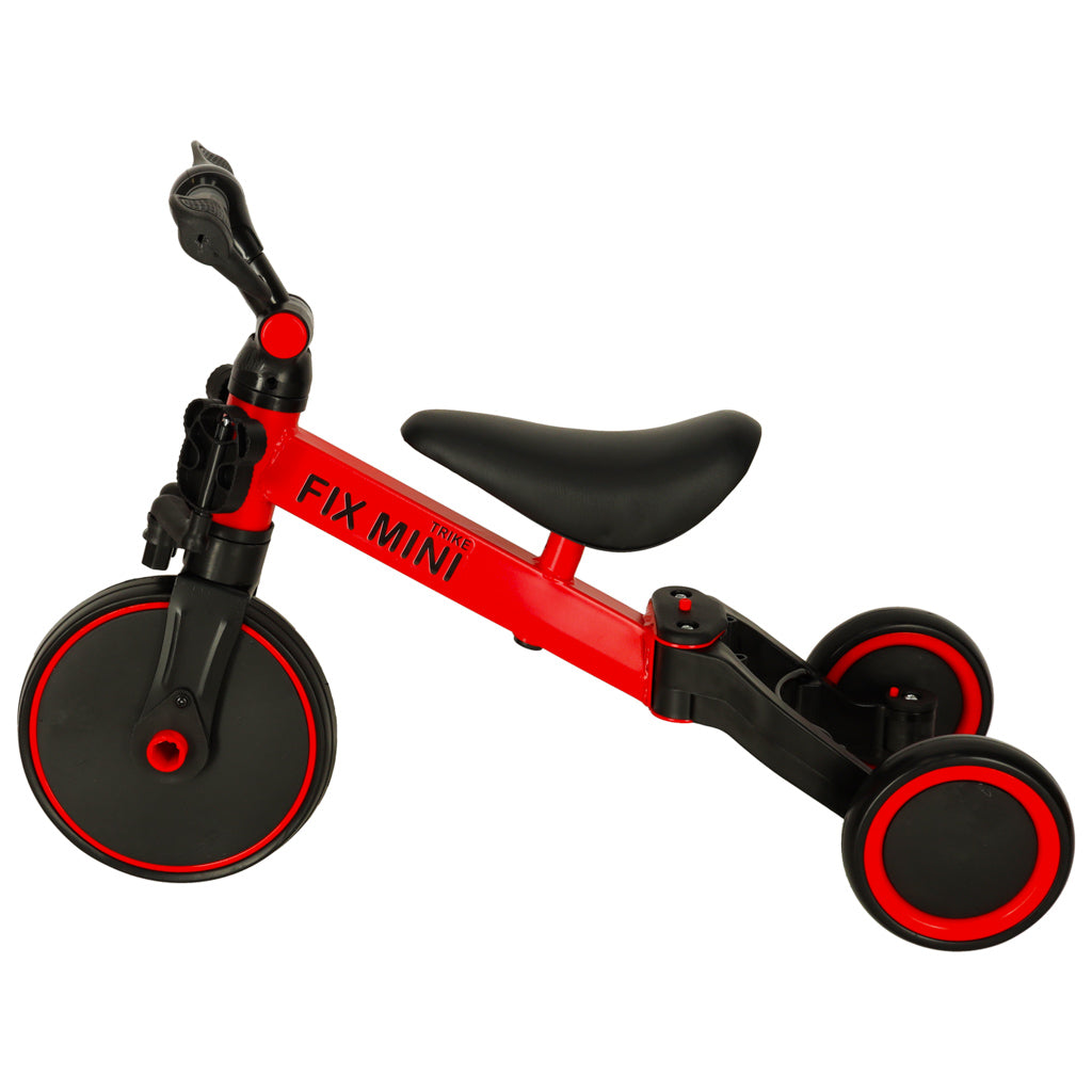 Trike Fix Mini Cross-country driewieler 3 in 1 met pedalen Rood