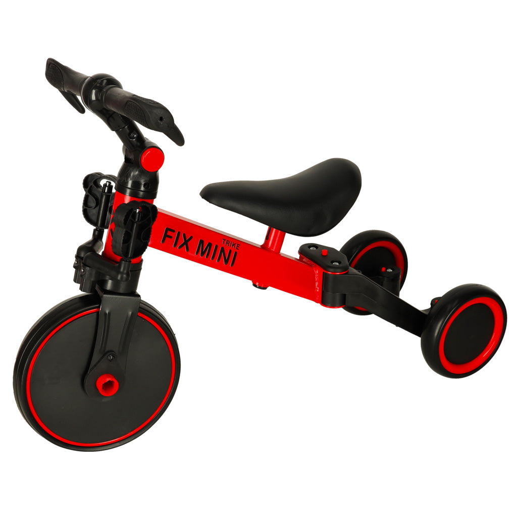Trike Fix Mini Cross-country driewieler 3 in 1 met pedalen Rood