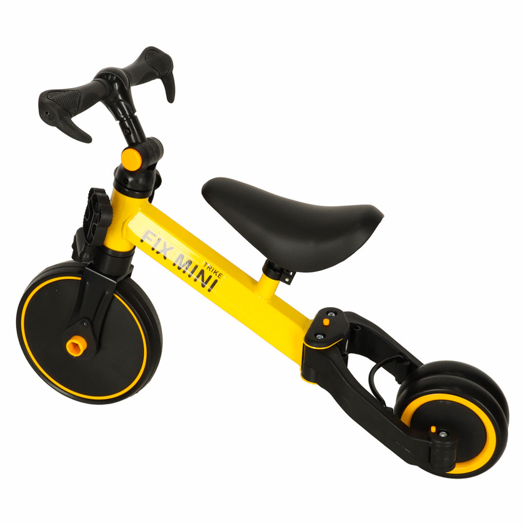 Trike Fix Mini Triciclo De Cross-country 3 En 1 Con Pedales Amarillo