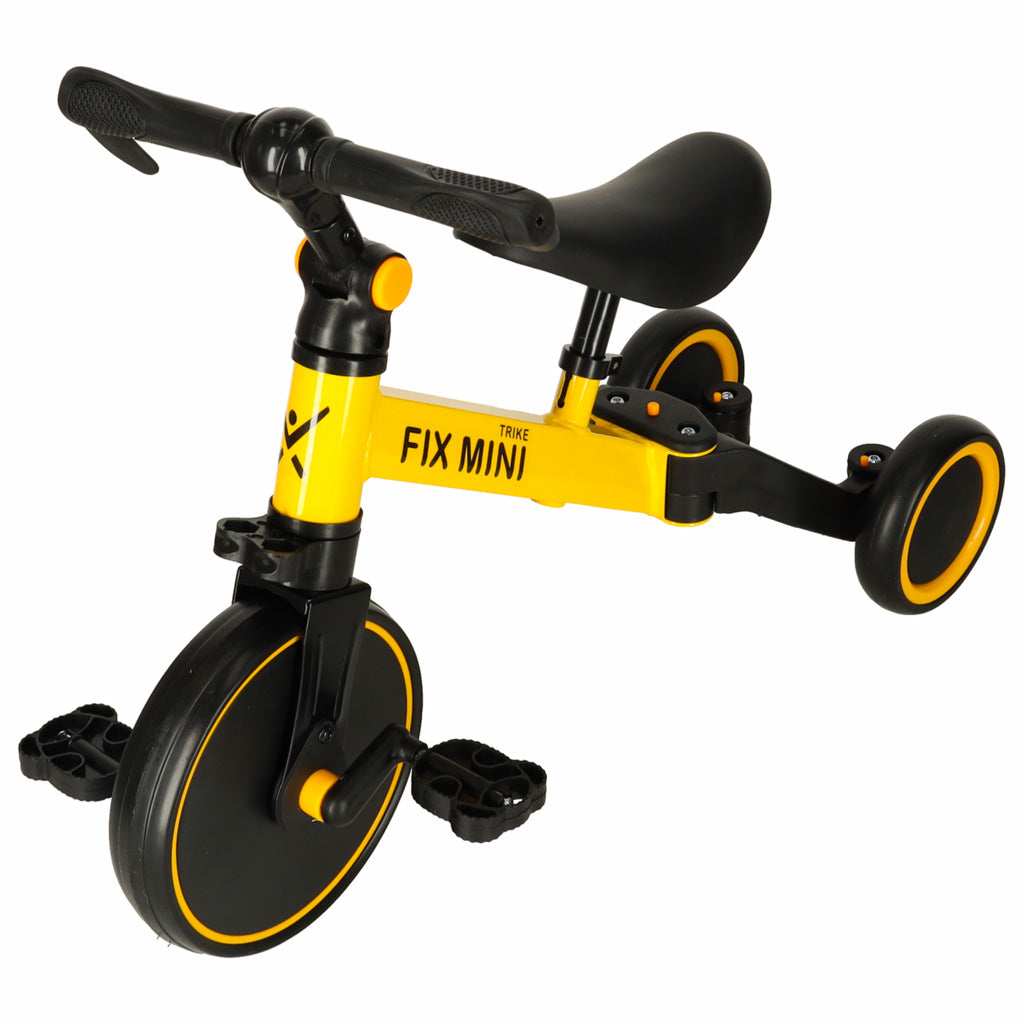 Trike Fix Mini Triciclo De Cross-country 3 En 1 Con Pedales Amarillo