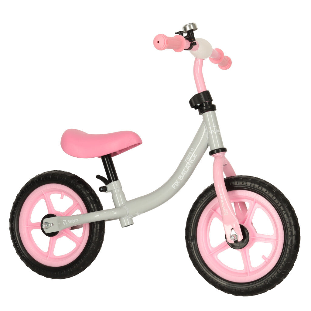 Trike Fix Balance Cross-Country-Fahrrad weiß und rosa