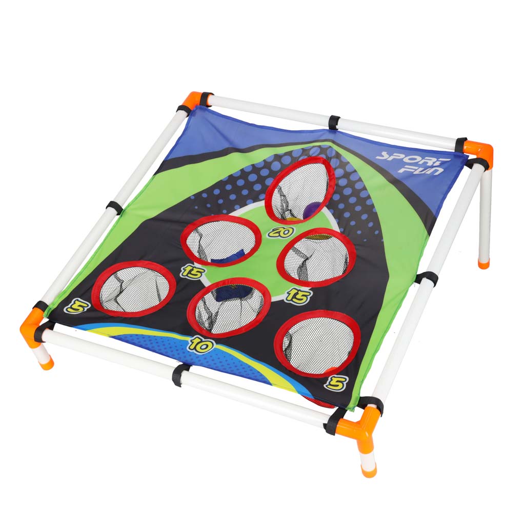 Toss To The Target With Bags Darts Skill Game
