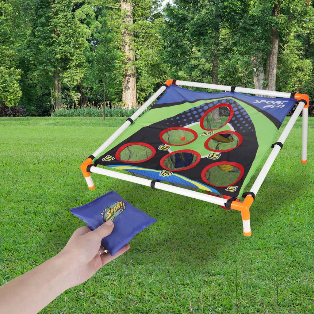 Toss To The Target With Bags Darts Skill Game