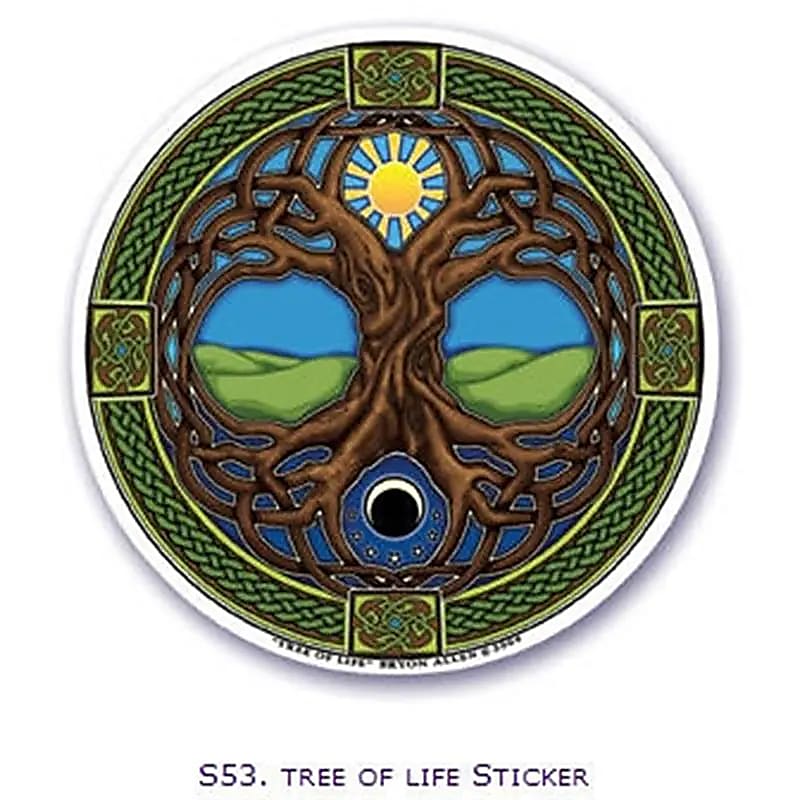 Autocolant pentru fereastră Arborele Vieții --set De 4 Buc - 10,5 Cm