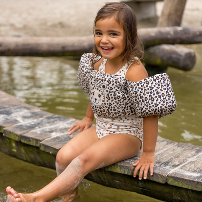 Swim Essentials Puddle Jumper - Béžová - Safari Chic - 2/6 rokov