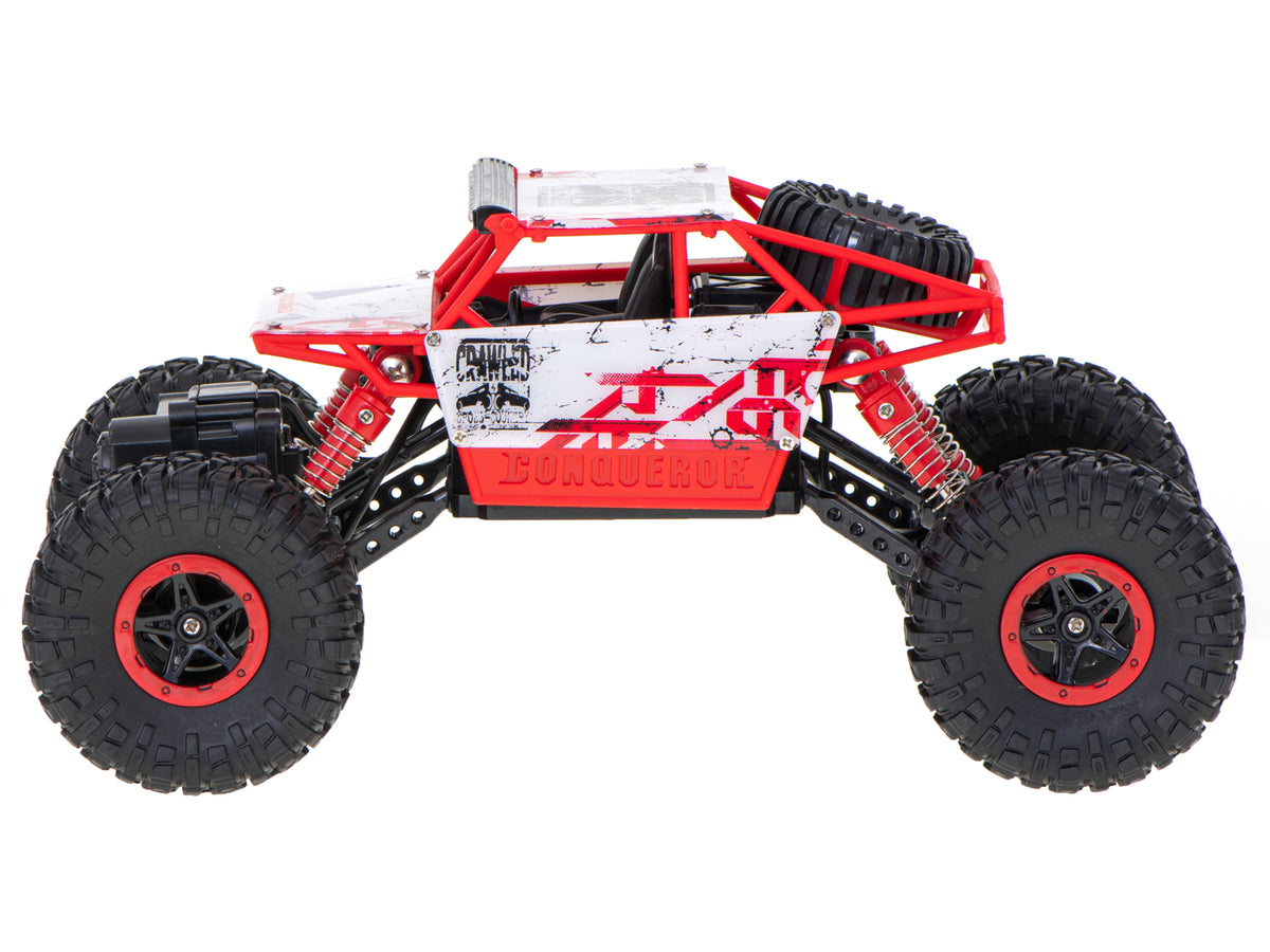 Rc Auto Rock Crawler Hb 2,4 GHz 1:18 Rood