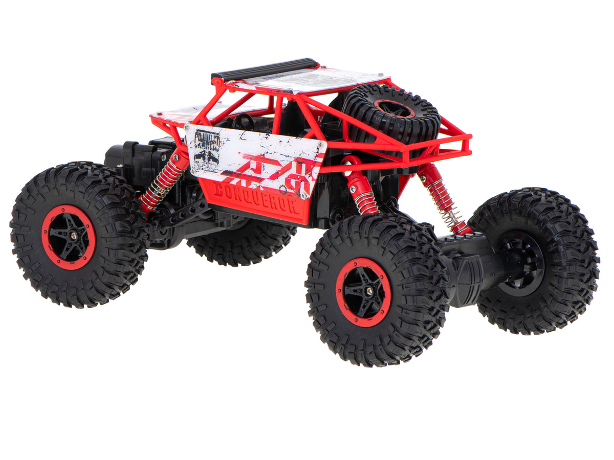 Rc Auto Rock Crawler Hb 2,4 GHz 1:18 Rood