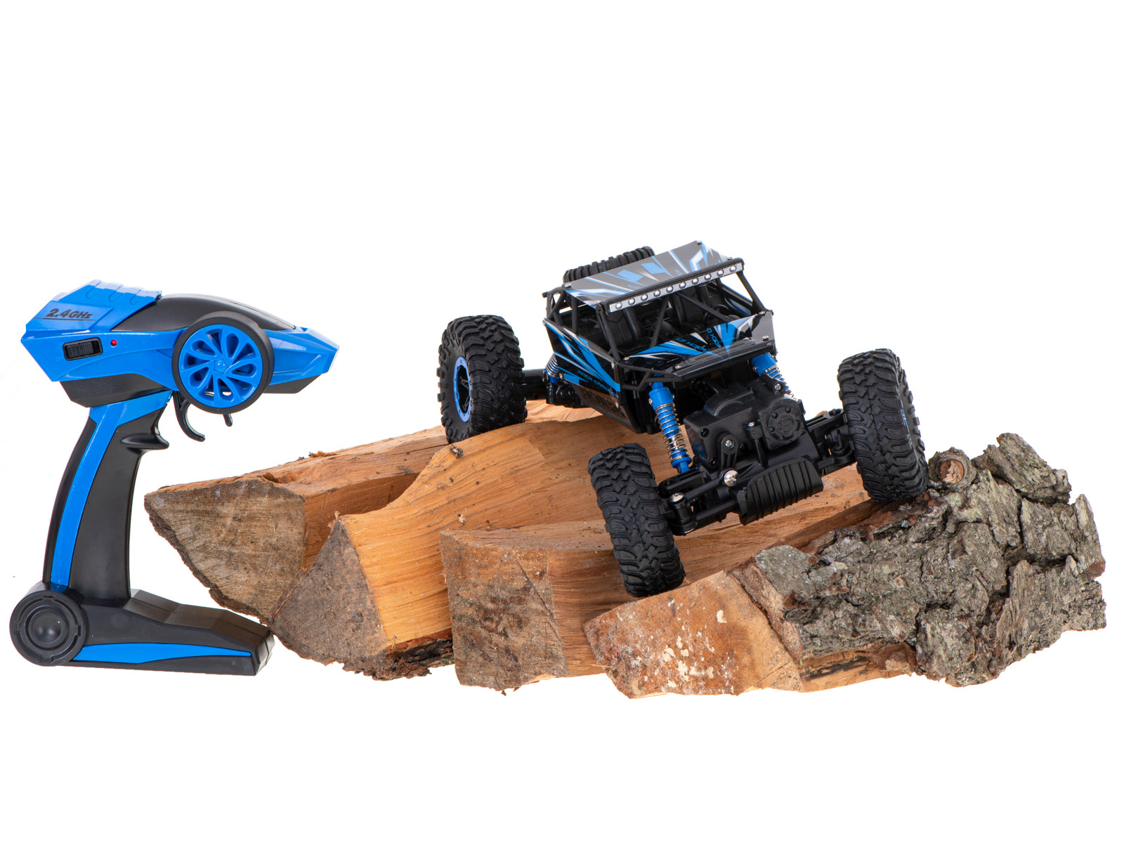 Rc Car Rock Crawler Hb 2.4ghz 1:18 Blue