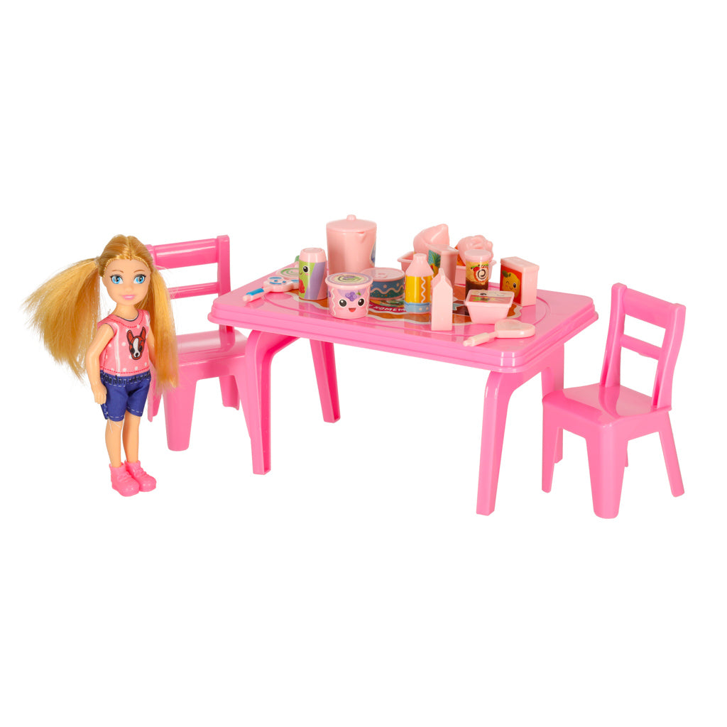 Doll Food Truck Set 21 El.