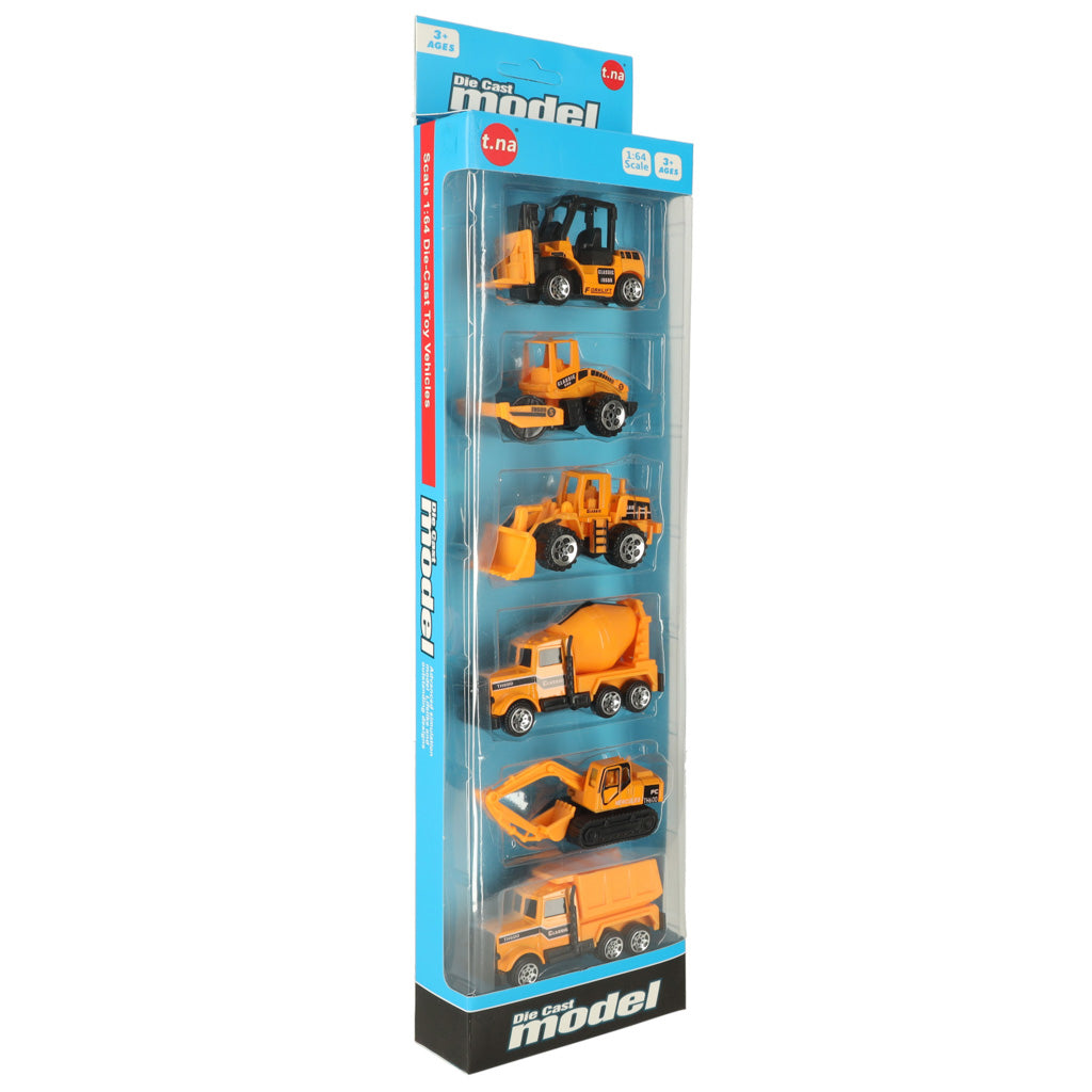 Construction Machinery Car Set Of 6 Pcs