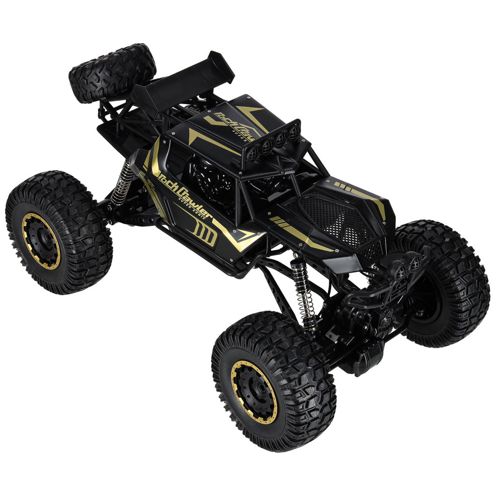 Rc Rock Crawler 2.4ghz 1:8 51cm Black Car