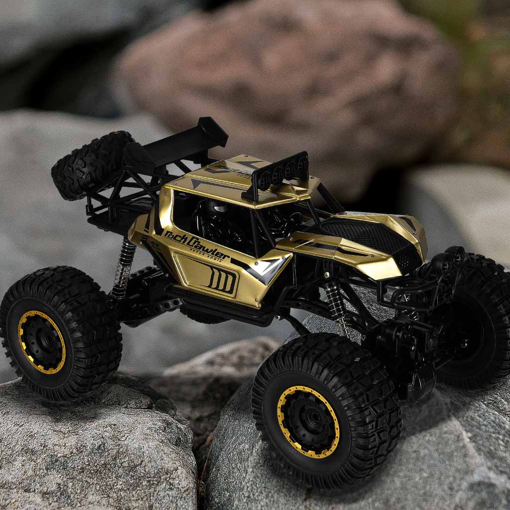 Rc Car Rock Crawler 2.4ghz 1:8 51cm Gold