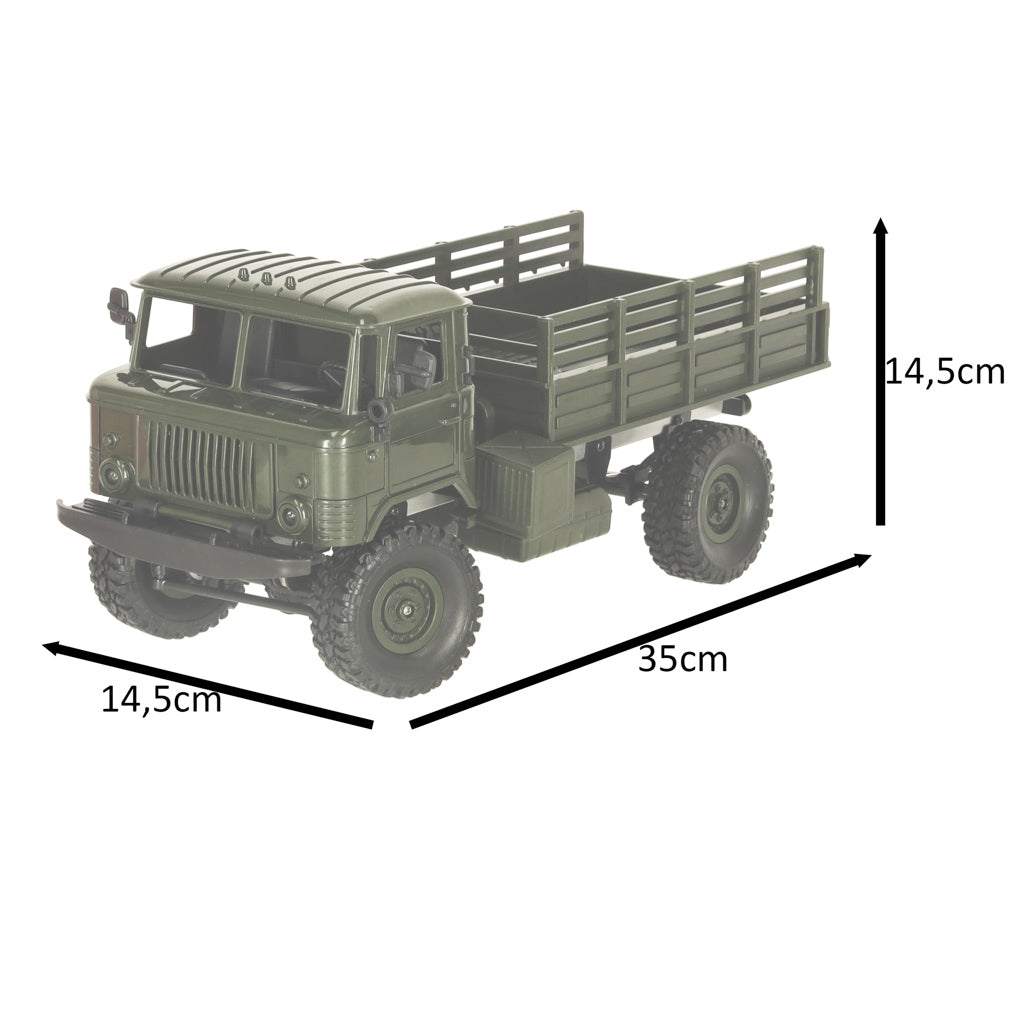 Rc Off-road 4wd Militærvogn 1:16 Rtr