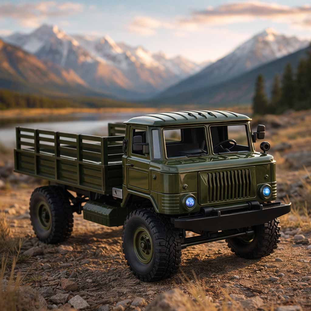 Rc Off-road 4wd Militærvogn 1:16 Rtr