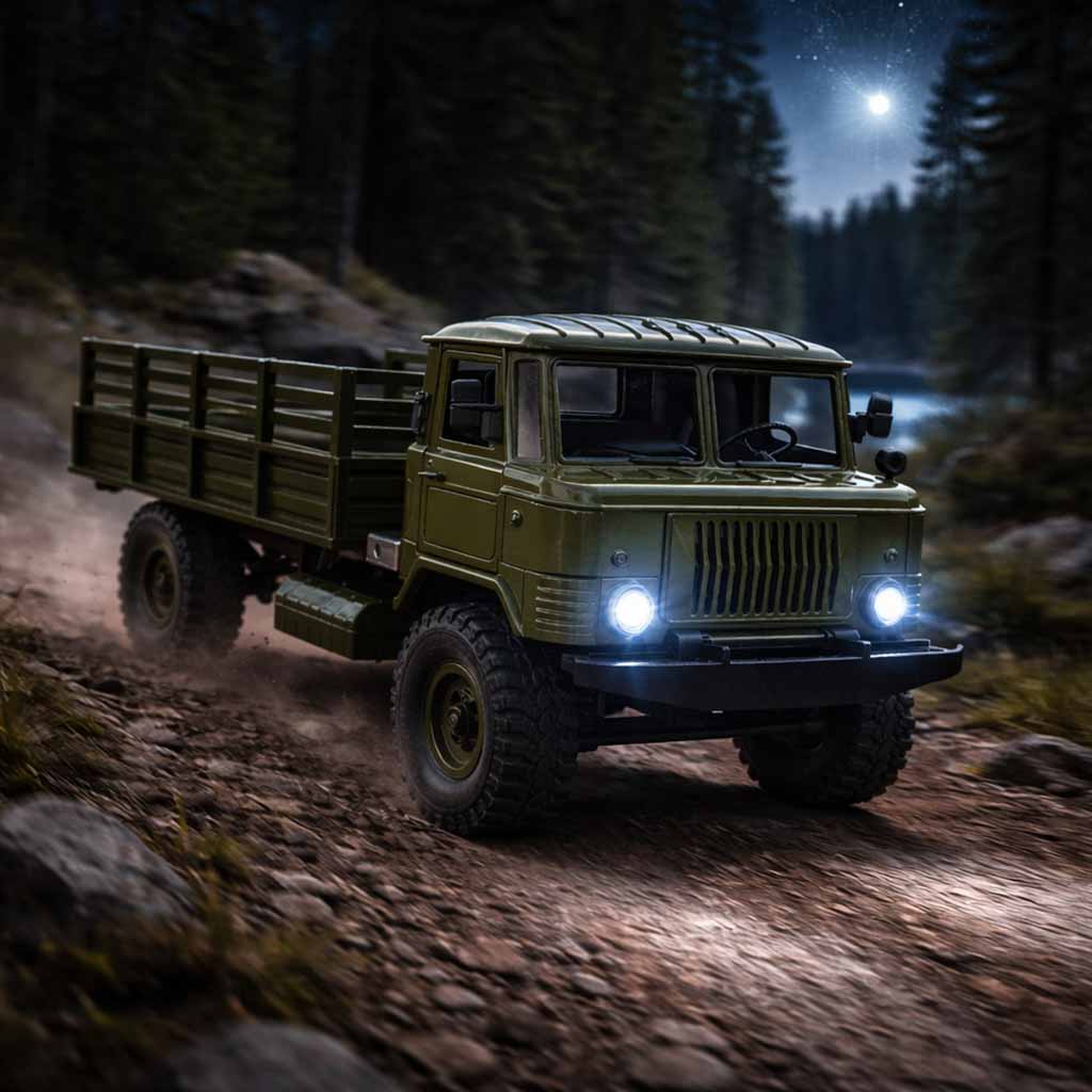 Rc Off-road 4wd Military Car 1:16 Rtr