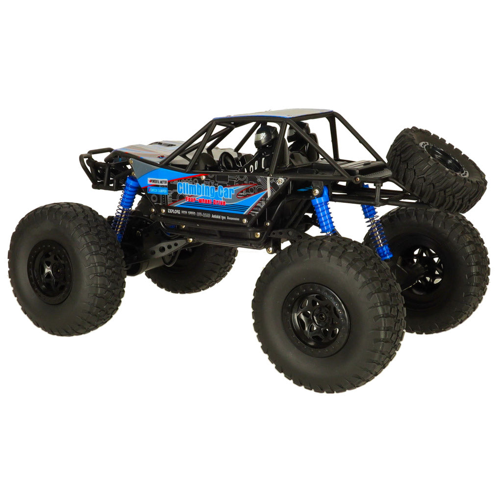 Rc Crawler Climbing Car 1:10 4wd 48cm Blue