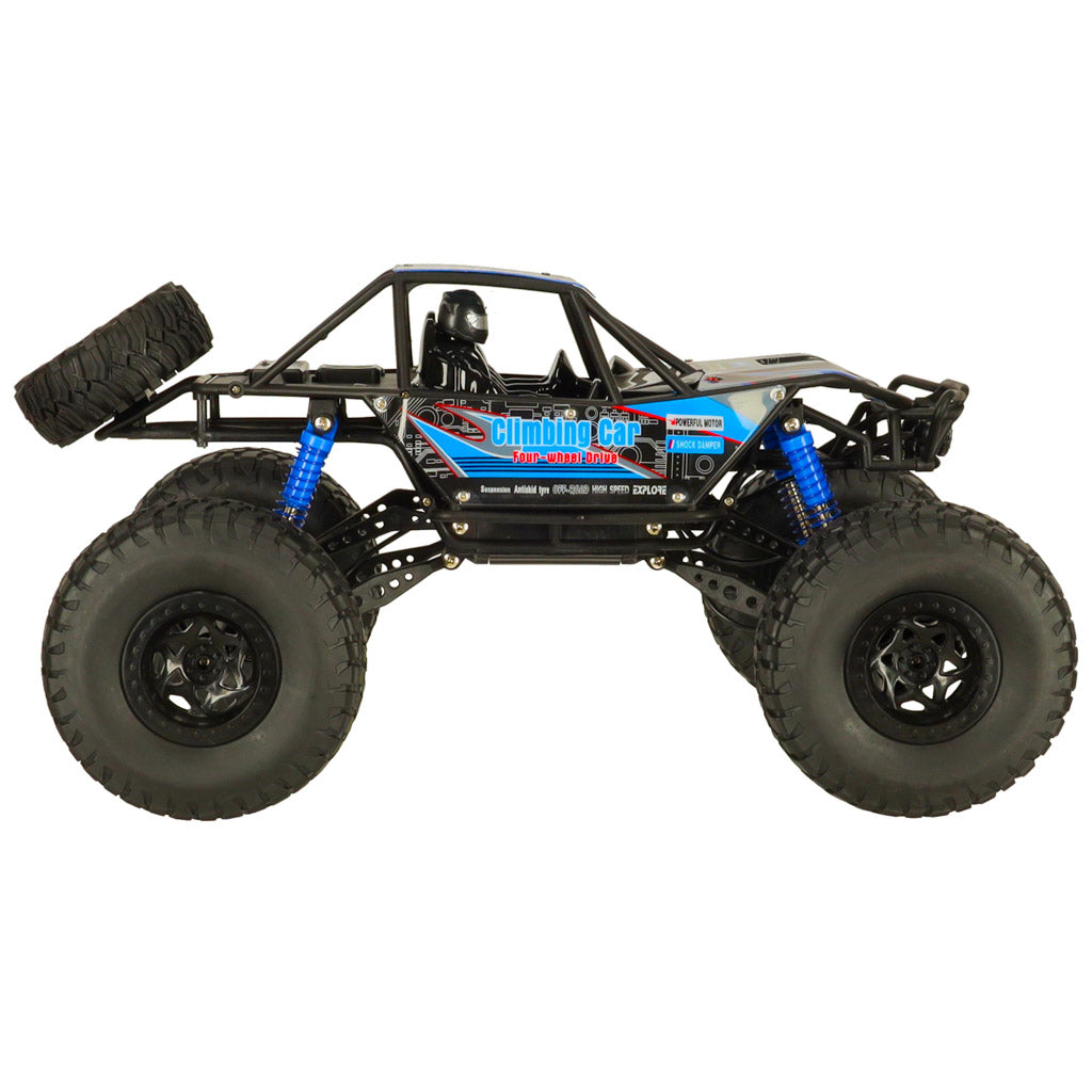 Rc Crawler Climbing Car 1:10 4wd 48cm Blue